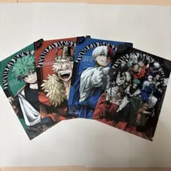 ヒロアカ　最強ジャンプ　ガチャ クリアファイル 全4種　コンプリート　新品