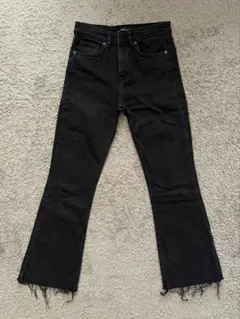 ZARA ブーツカットデニム ブラック