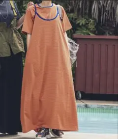 Tシャツ付きキャミワンピース