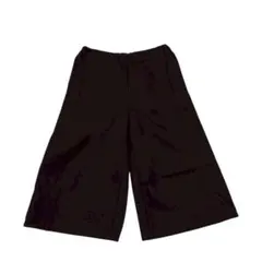 ユニクロ×ルメール ガウチョパンツ ワイドパンツ（M）ブラック ウール・カシミヤ