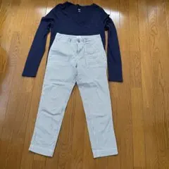 GAP ストライプパンツ 0サイズ
