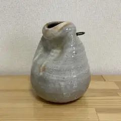 萩焼　花器　自立　壁掛け　和室　茶道　華道　1輪挿し　茶室　床の間のサムネイル