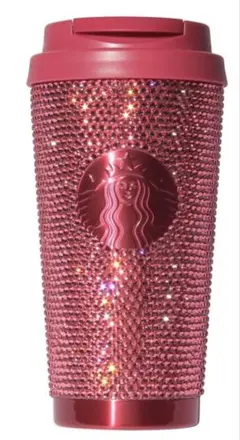 m*ん様 スターバックス ラインストーン タンブラー バレンタイン