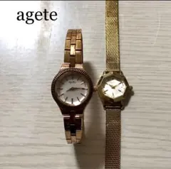 agete ゴールド 腕時計 右側のみのサムネイル