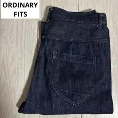 ORDINARY FITSデニムランチパンツインディゴ染めサイドジップ日本製のサムネイル