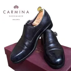 CARMINA カルミナ 6 シングルモンク 純正ツリー付 ニュアンスブラック