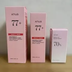 Anua ピーチ77+ ナイアシン スキンケアセット 桃 トナー ミルク 美容液