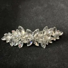 クリスタル装飾バレッタ約10cm