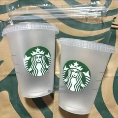スターバックス リユーザブルカップ　コールドカップ　473ml スタバ　2個