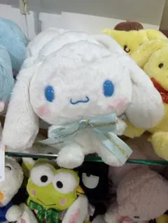 サンリオキャラクター大賞　第2弾　ロゴリボン　ぬいぐるみ　シナモロール　シナモン