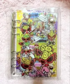 ヒスミニ　シール帳　バインダー　シャカシャカ　A6