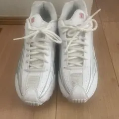 NIKE Shox R4 ホワイト シルバー
