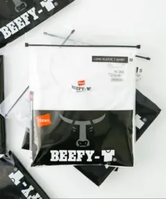 新品 Hanes Beefy T-shirt ロンT/無地/ユニセックスのサムネイル