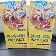 【送料無料】ワンピースカードゲーム　新品未開封　テープ付き　2BOX