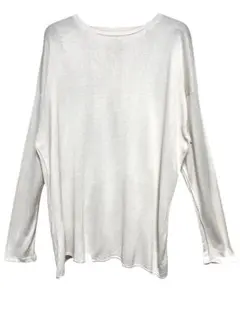 匿名発送　美品　MEIAS シルク100% ライトニットカットソー　ベージュ