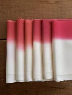 着物はぎれ 八掛 衽 濃いめピンク系 まとめ売り E241