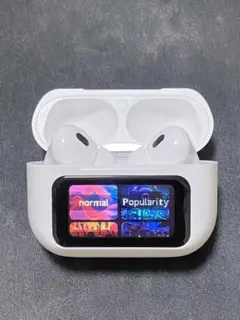 「2」ANC ワイヤレスイヤホン A9Pro Bluetooth 液晶操作