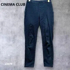 【シネマクラブ】スキニーデニム　ジーンズ　ストレッチ　カジュアル　ブルーM