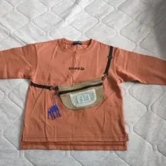 klädskåp 長袖カットソー 110 オレンジ