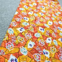 オレンジ系 妖怪ウォッチ生地
