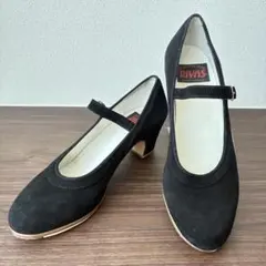 Menkes フラメンコシューズ 黒 スエード7 1/2 Menkes フラメンコシューズ 黒 スエード7 1/2 - メルカリ