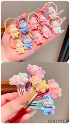 ラブブ　人気のヘアゴム　ヘアピンセット