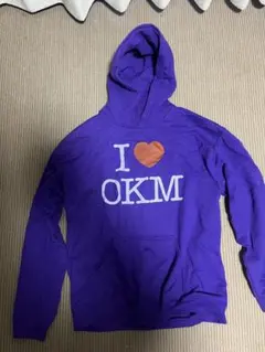 Yoko kids I ❤️ okm パーカー　I need okm 紫　Mサイズ