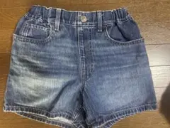 ユニクロキッズ　デニム・グレー ハーフパンツ 2点セット