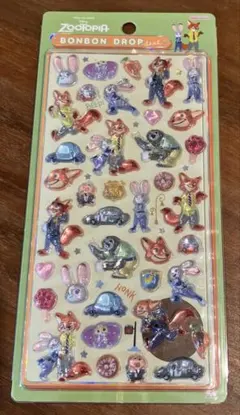 正規品　ボンボンドロップシール　ズートピア　ディズニー