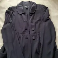 ネイビー ラウンドジャケット　紺色