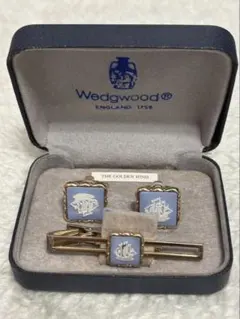 WEDGWOOD★ネクタイピン＆カフスセット