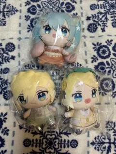 【初音ミク】 フリューくじ D賞 ぬいぐるみマスコット 全3種