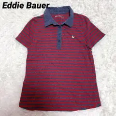 Eddie Bauer 半袖ポロシャツ ボーダー PSのサムネイル