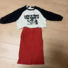 女の子ベビー服上下セット
