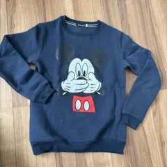 ミッキーマウス スウェット M ネイビー