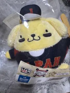 サンリオ タイトーくじ　侍ジャパン　C賞ポムポムプリン