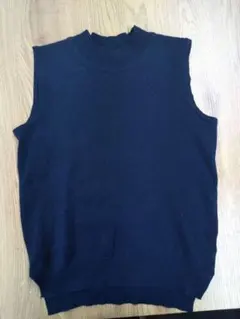 美品❤️ グローバルワーク　ネイビー　紺　ノースリーブ　ニットベスト　セーター