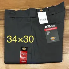 【新品未使用】ディッキーズ 874 チャコール 34×30
