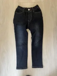 BREEZE デニム ロングパンツ 長ズボン 130サイズ ダークブルー