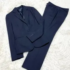 imgn 洋服の青山 パンツスーツ セットアップ 黒ストライプ 11