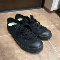無印良品　黒　スニーカー　25.5cm