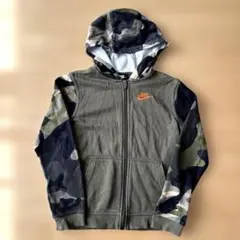 NIKE フード付きジップアップパーカー キッズL