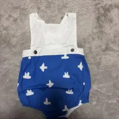 jacadi 鳥柄オーバーオール