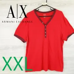 アルマーニ エクスチェンジ＜Vネック Tシャツ ビッグサイズ＞M0524c