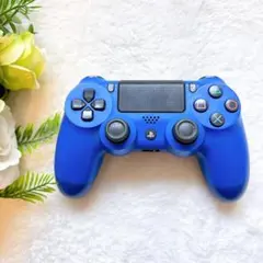 PS4 デュアルショック４コントローラー 純正 ウェイブブルー 【良品】