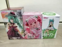 初音ミク　フィギュア　3体セット