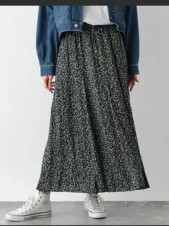 GLOBAL WORK　エアリーリラックスシャイニー スカート 新品