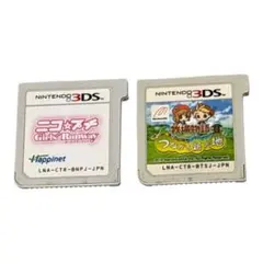 3DSソフト2本セット 牧場物語つながる新天地 他 動作確認済