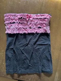 MA＊RS リボン付き　総レースベアトップ　姫ギャル