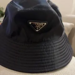 PRADA ナイロン バケットハット ブラック　ノベルティ